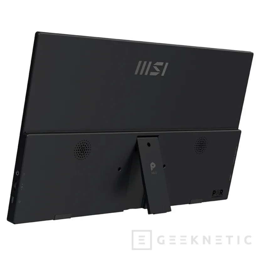 Geeknetic Le nouveau moniteur portable MSI Pro MP165 E6 combine un panneau HD complet de 15,6 pouces, une connectivité USB-C et une conception lumineuse de 0,78 kg 2