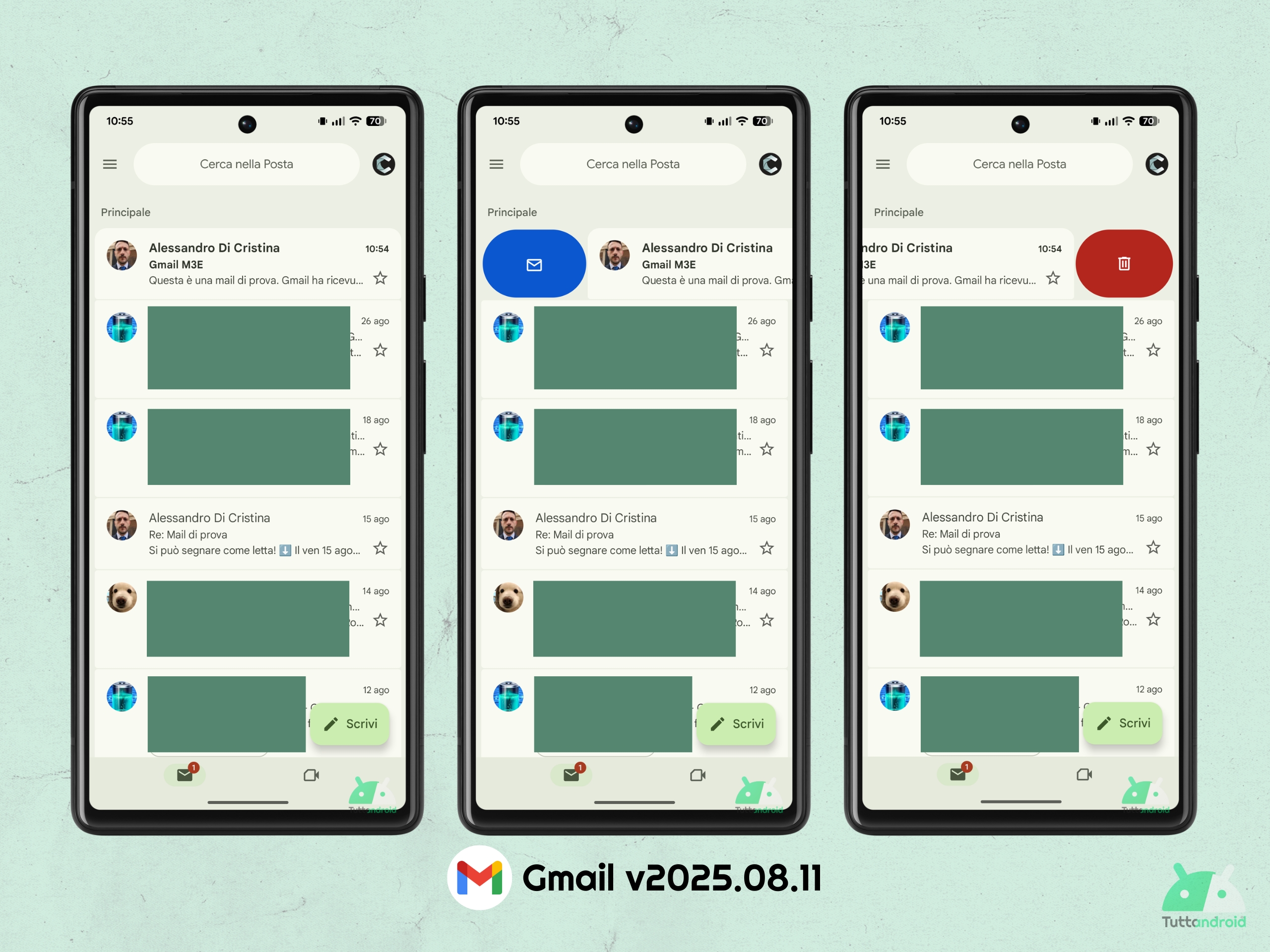 Gmail V2025.08.11 - Redisign UI M3E
