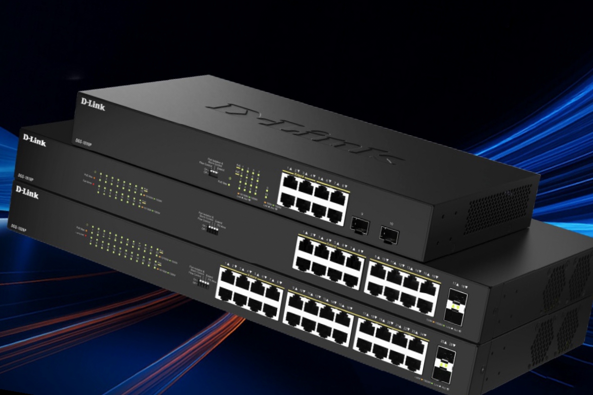 Les nouveaux D-Link DGS-1010P, DGS-1018P et DGS-1026P combinent Poe +, UpLinks SFP et DIP Fonctions pour les réseaux SOHO et Business