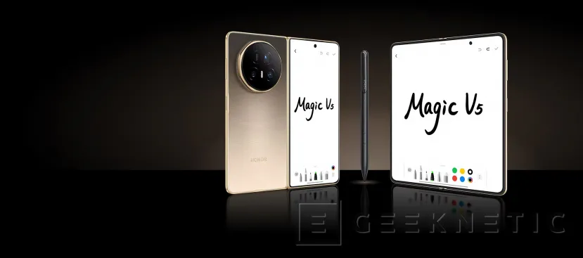 Geeknetic Honor Magic V5 arrive en Europe comme le pliage le plus mince du monde avec une batterie de 8,8 mm et 5,820 mAh et une résistance IP58 3