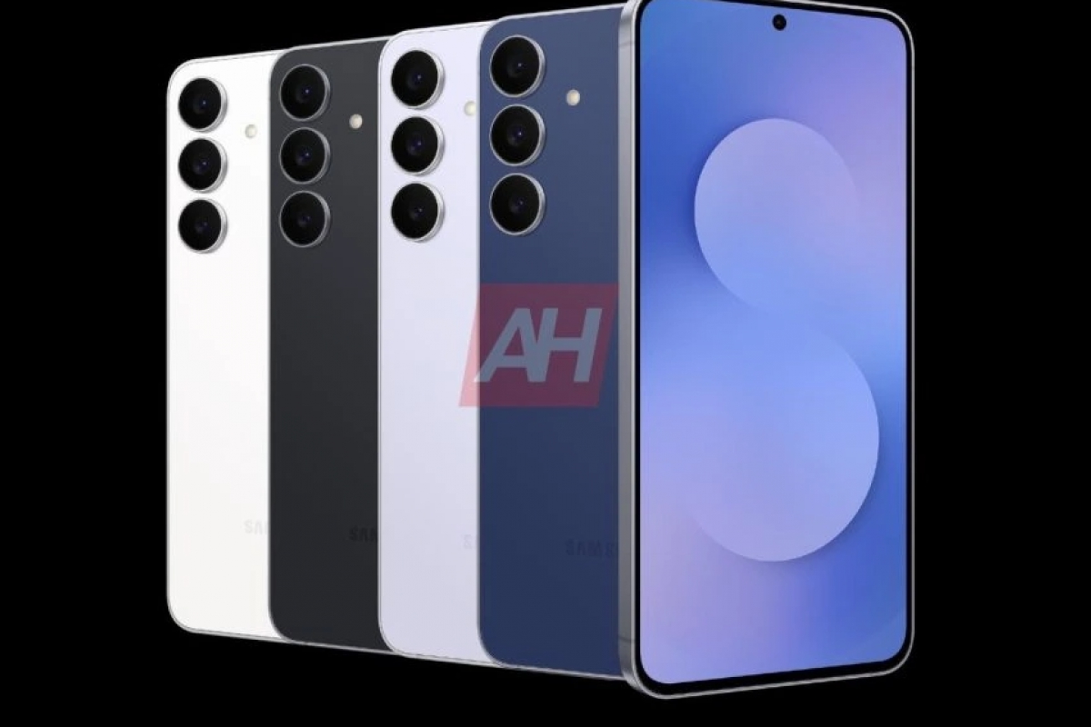 Le Samsung Galaxy S25 Fe filtres montrant à nouveau ses 4 couleurs disponibles