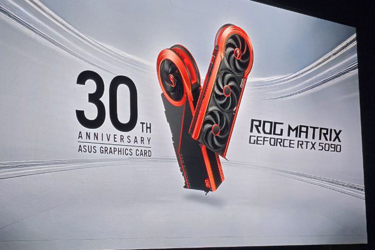 Asus présente la matrice ROG GeForce RTX 5090 de l'édition limitée pour commémorer son 30e anniversaire