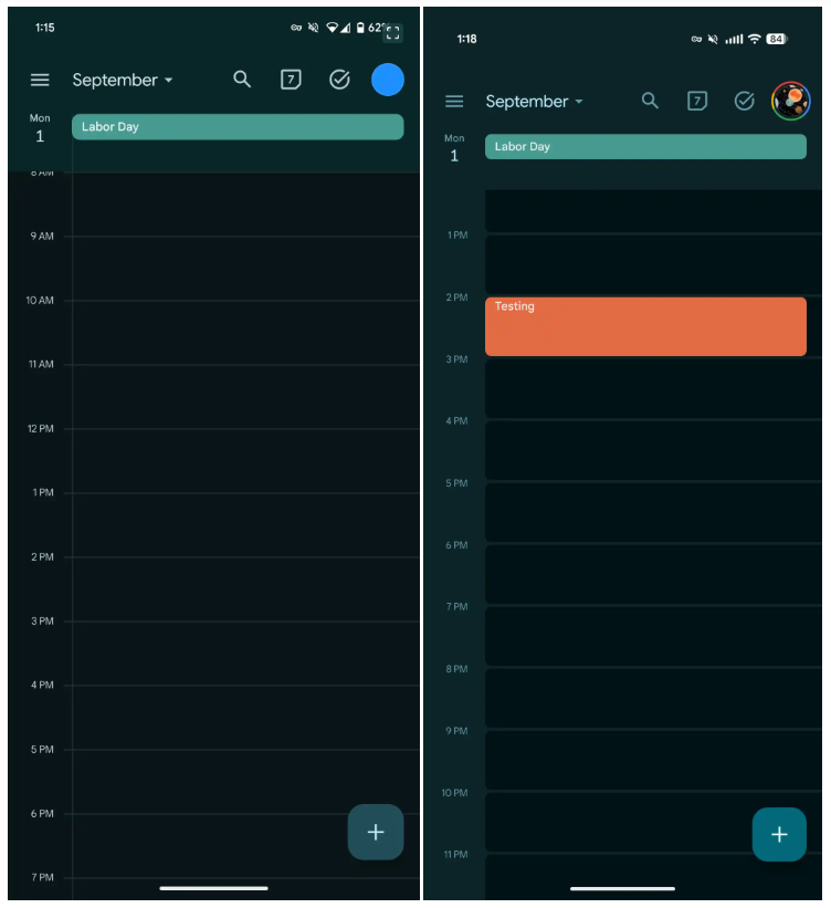 Calendrier Google