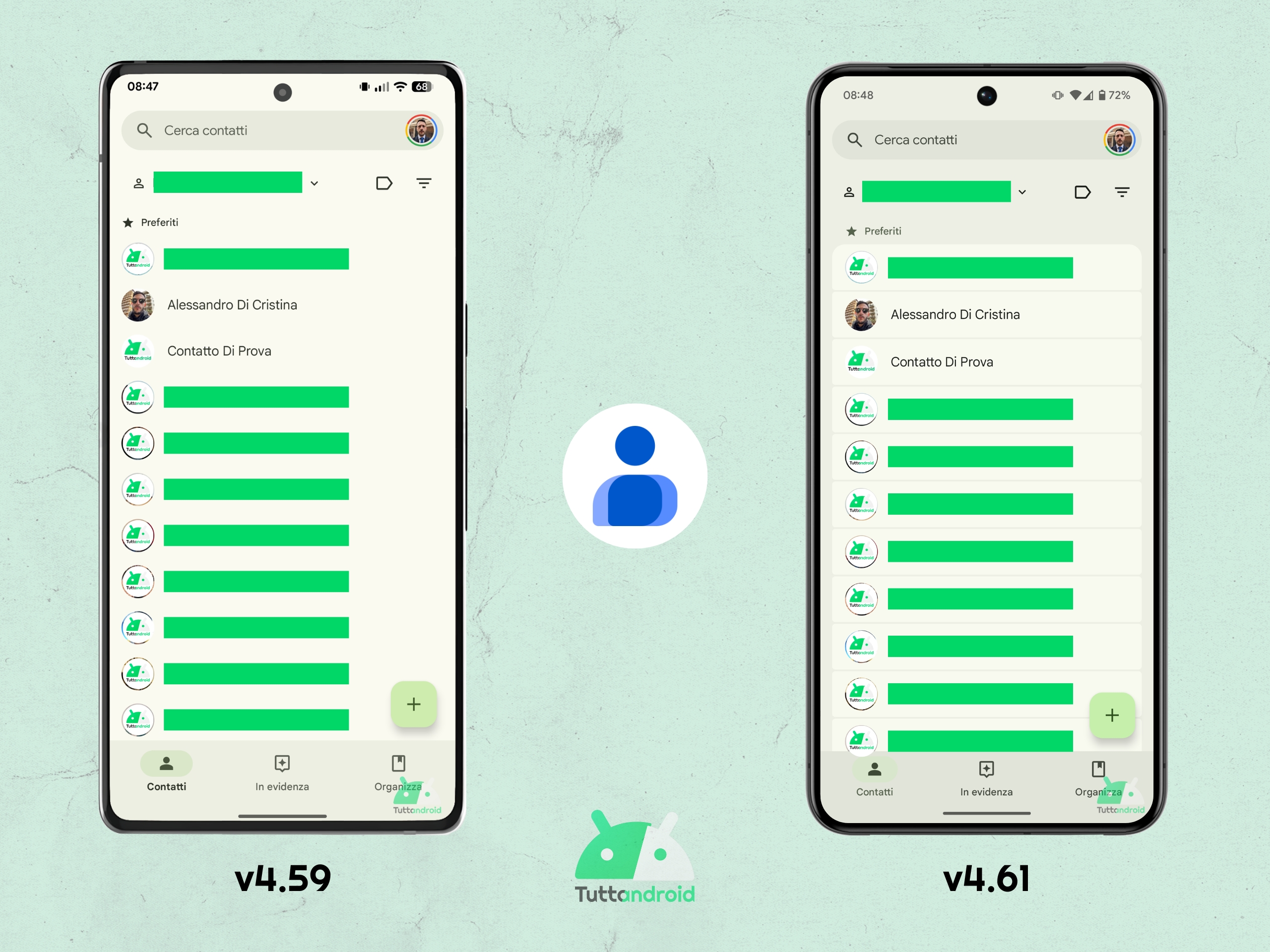 Google Contacts V4.61 - Matériel 3 Expressif - 01 Contacts