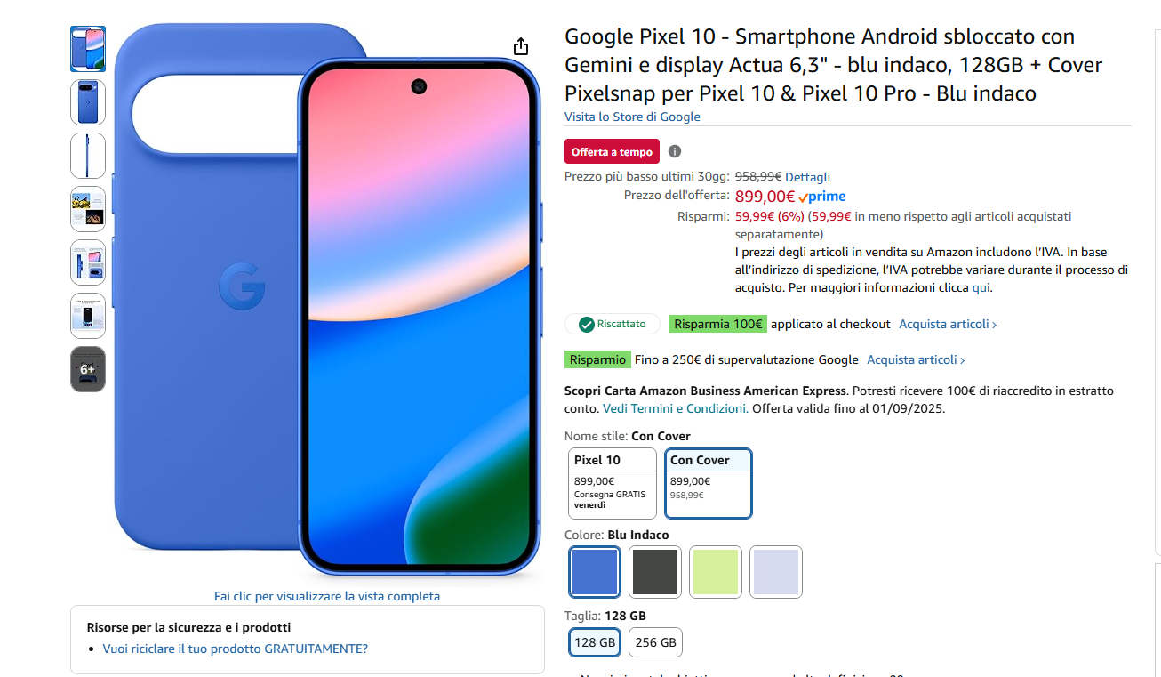 Offre Google Pixel 10