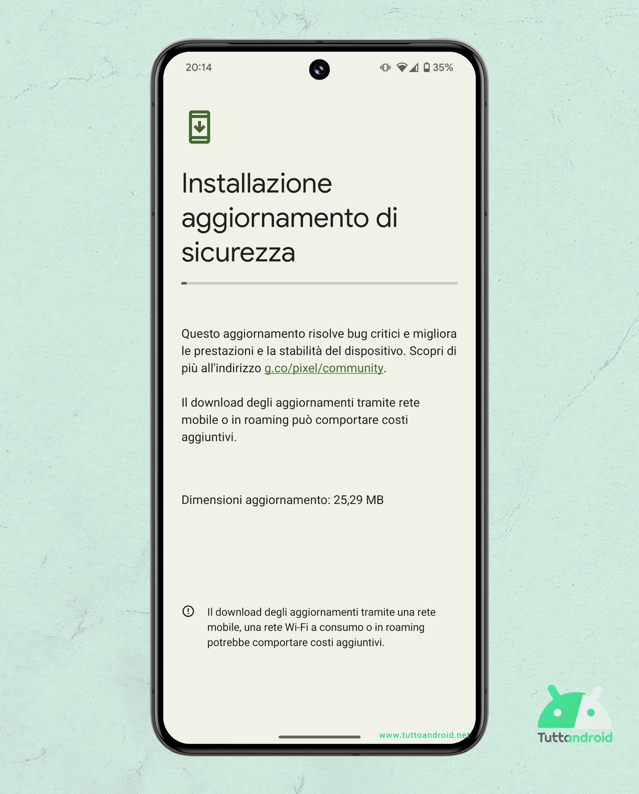 20250805 Android 16 - Patch d'août 2025 - Google Pixel 8 Pro TTA