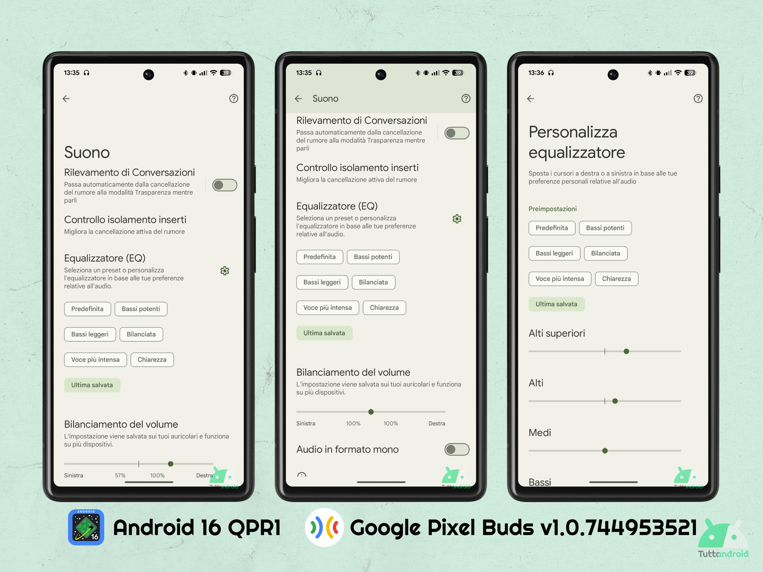 Google Pixel Buds v1.0.744953521 - Android 16 QPR1 - Sound d'interface utilisateur