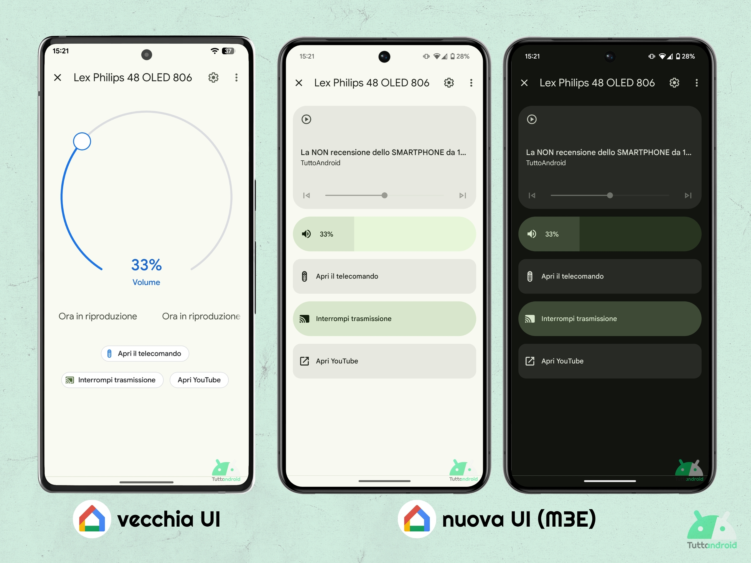 Google Home App V3.37 - New Media Controls M3E