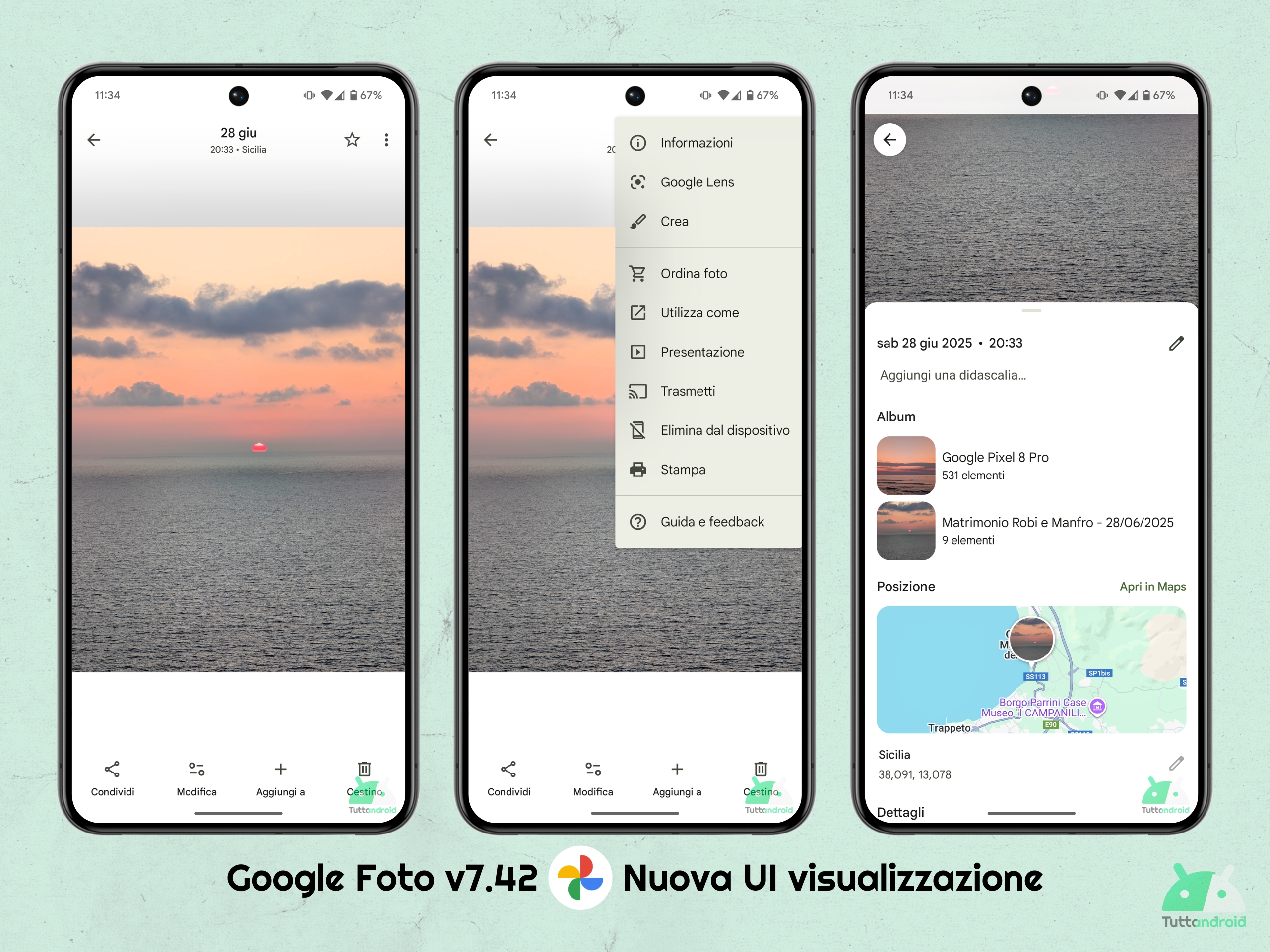 Google Photo V7.42 - Nouvelles images de vue de l'interface utilisateur sur Android