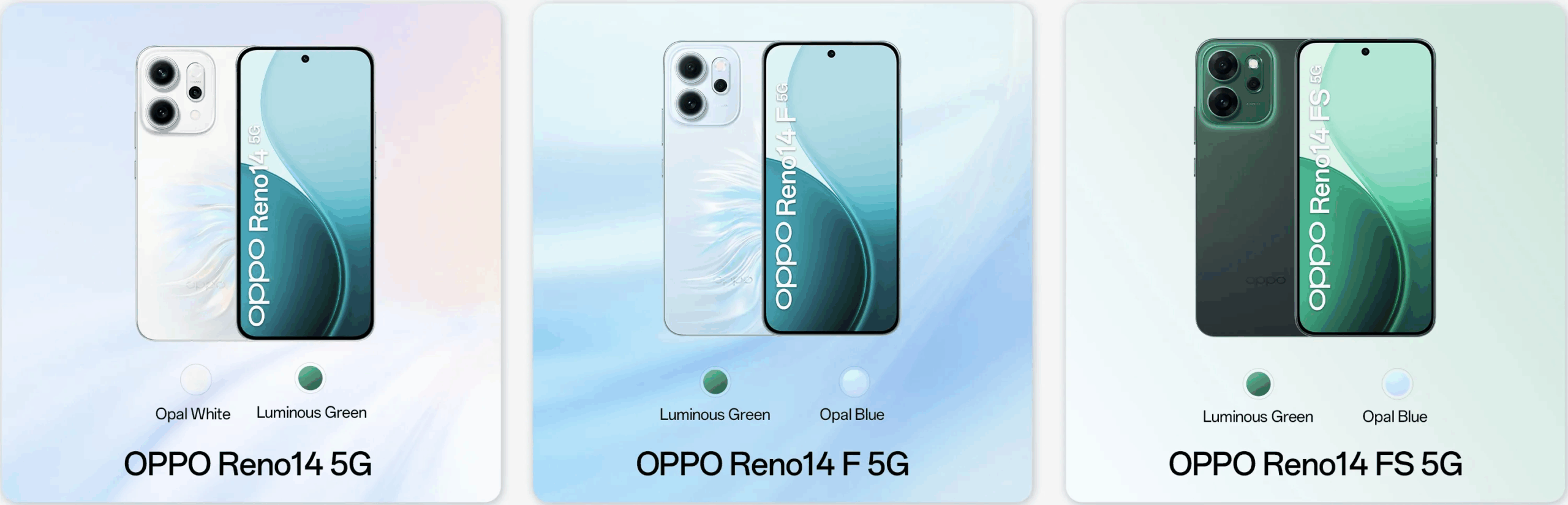 Série Oppo Reno14