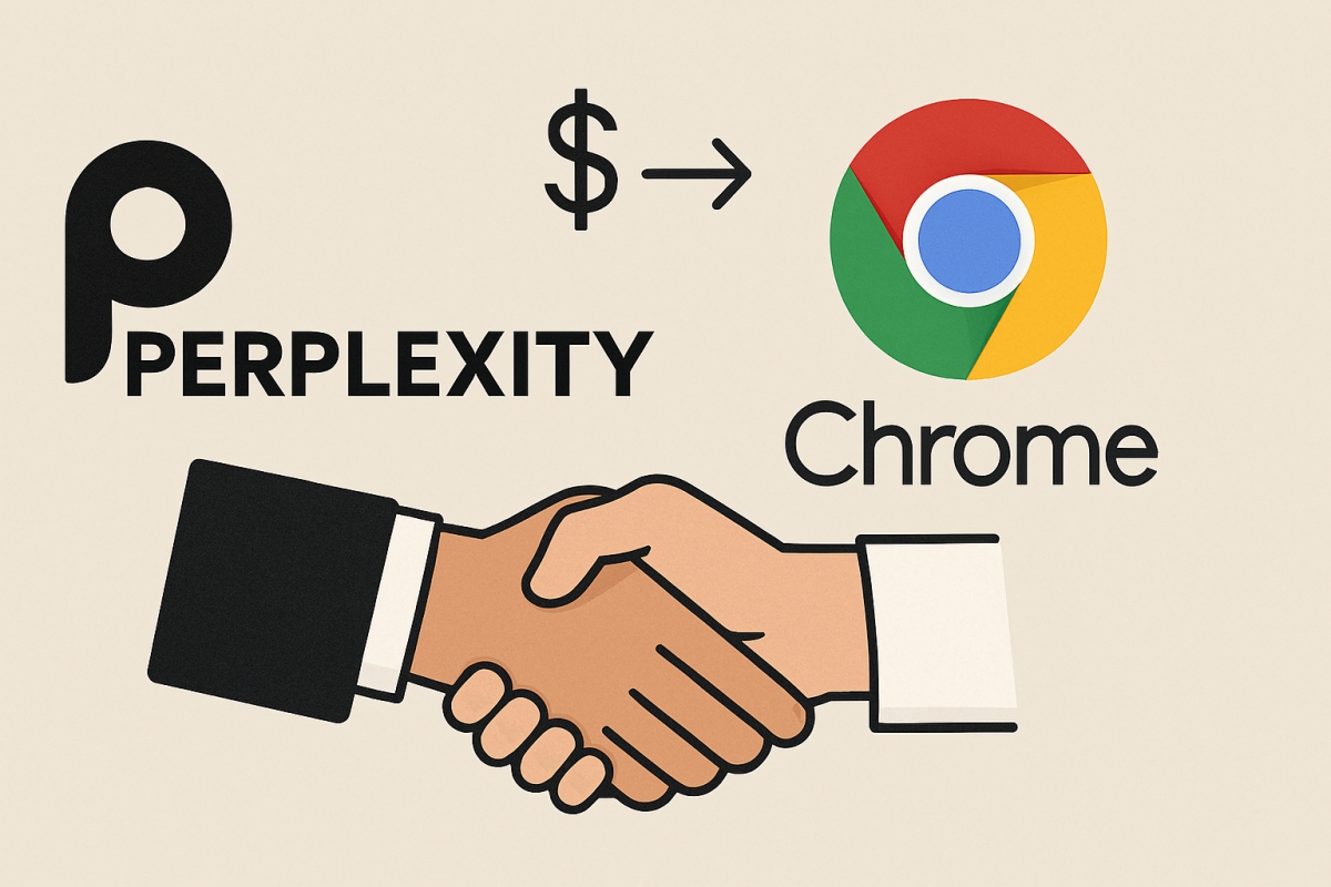 Perplexity offre 34,5 milliards de dollars à Google pour acheter votre navigateur Chrome