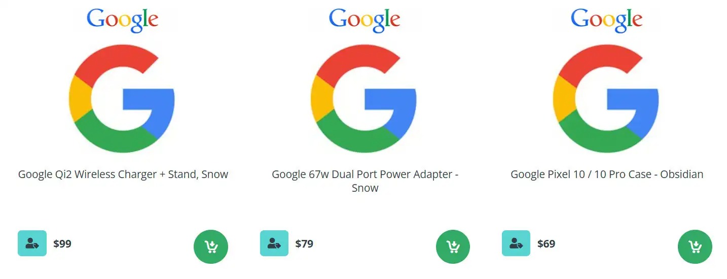 Prix de fuite Accessoires Google Pixel 10