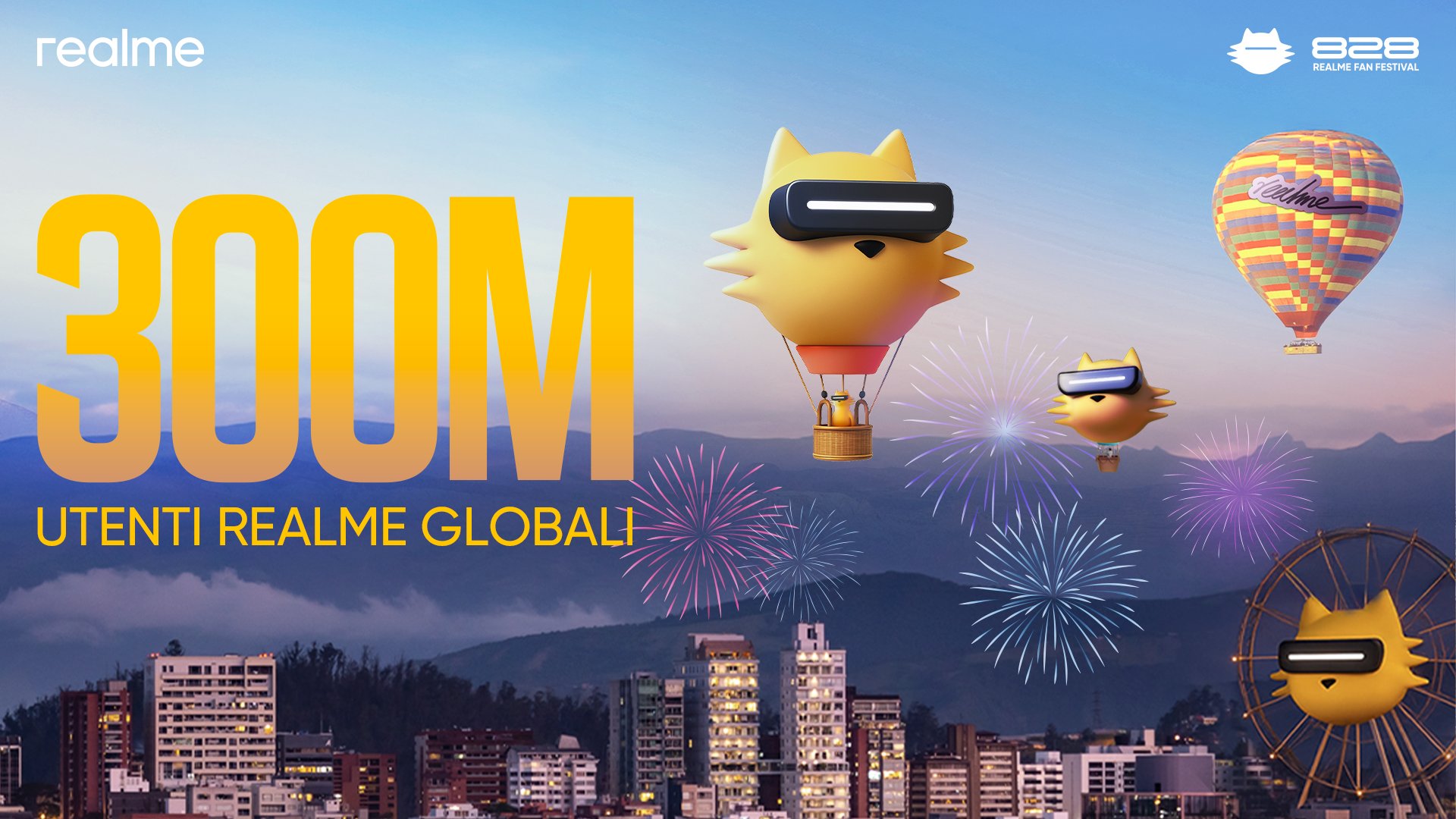 Realme 300 milioni utenti global hero