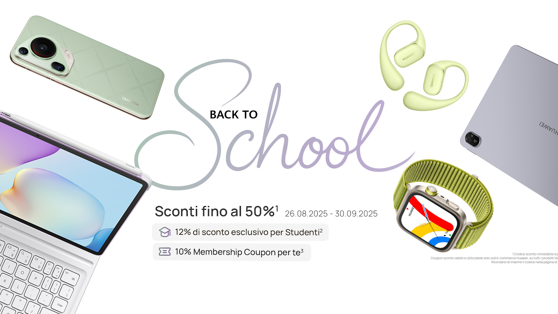 offerte Huawei Back to School 2025
