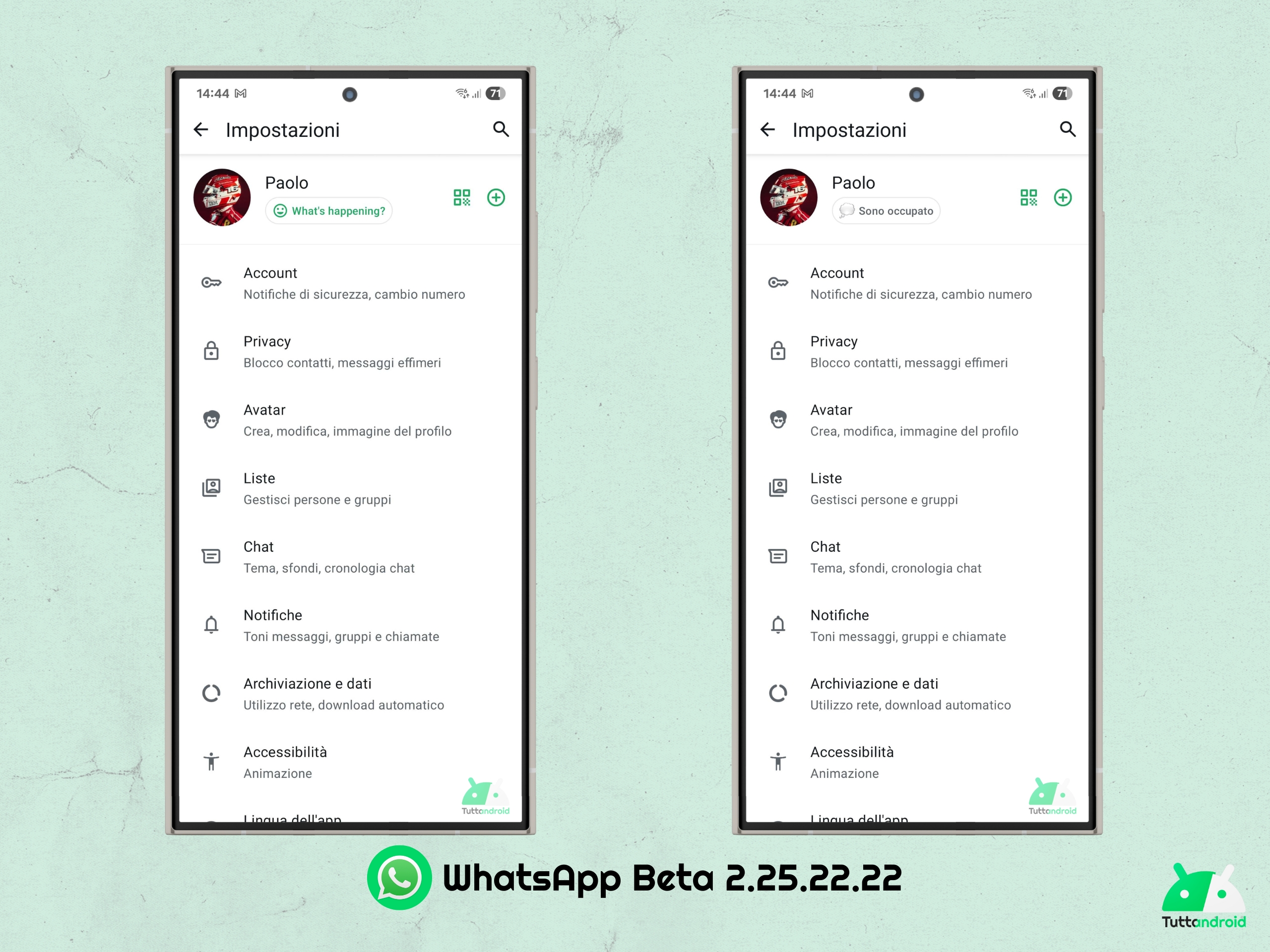WhatsApp Beta 2.25.22.22 - Messages d'état temporaires