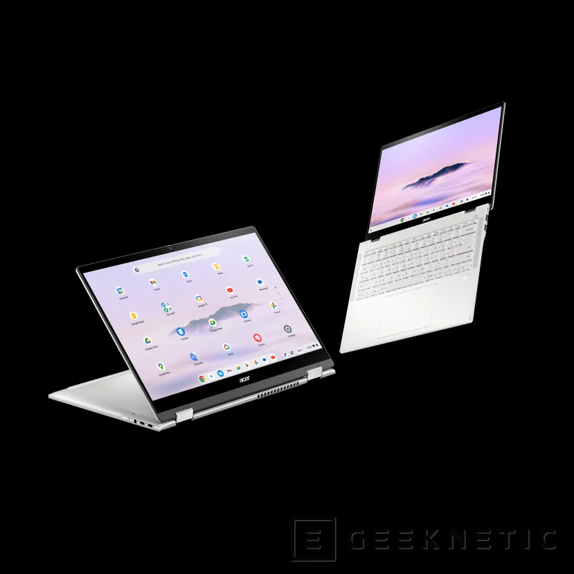 Geeknetic Le nouveau Chromebook Plus d'Acer est le Spin 514, un ordinateur portable qui a le moyen Kompanio 910 et NPU dédié 3