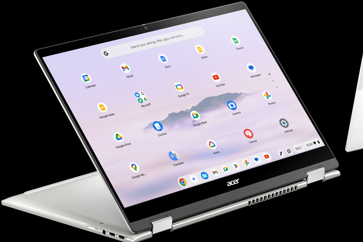 Acer Chromebook Plus est le Spin 514, un ordinateur portable qui a le média Kompanio 910 et NPU dédié