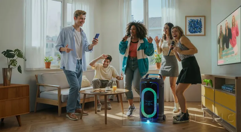 Geeknetic Samsung Sound Tower ST50F et ST40F Les nouvelles tours du son qui arrivent avec jusqu'à 18 heures de batterie, des lumières sonores puissantes 360º 2
