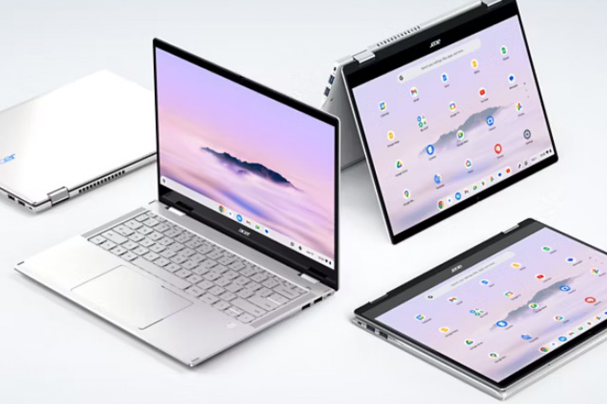 Acer Chromebook Plus Enterprise Spin 514 arrive avec NPU pour l'IA, 17 heures de batterie et une conception convertible renforcée conçue pour fonctionner