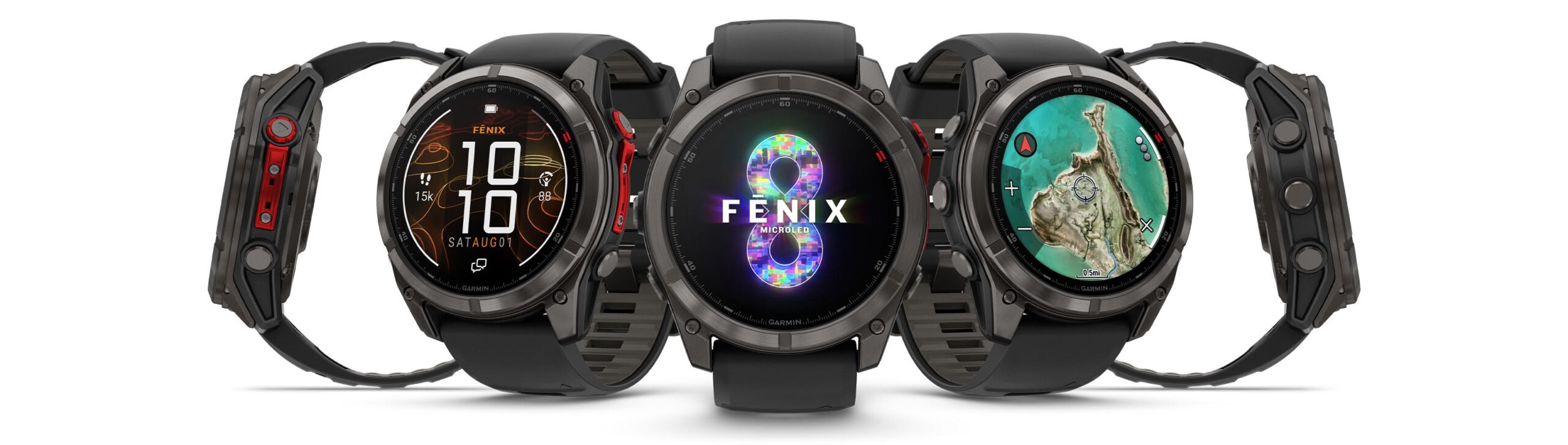 Garmin Fenix ​​8 Pro Microled Render