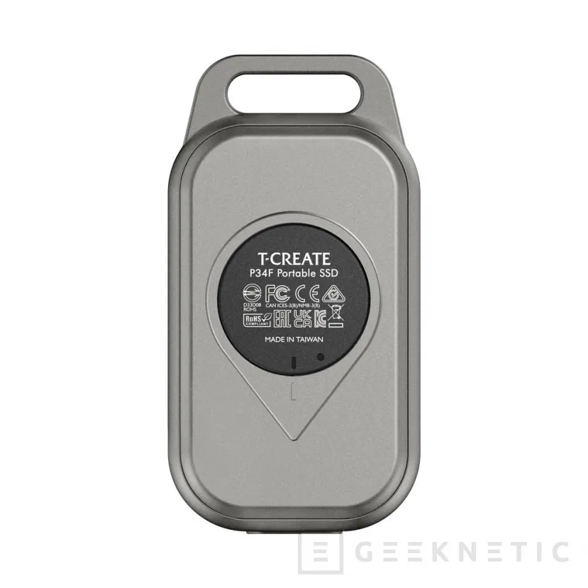 Geeknetic L'album SSD T-Create P34F est compatible avec la fonction de recherche d'Apple, vous pouvez le localiser ou le faire sonner si vous le perdez 3