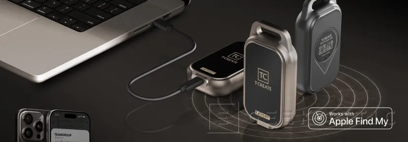 Geeknetic L'album SSD T-Create P34F est compatible avec la fonction de recherche d'Apple, vous pouvez le localiser ou le faire sonner si vous le perdez 2