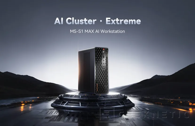 Le ministre Geeknétique enseigne le G1 Pro, G7 Pro, MS-S1 Max et N5 Pro avec des propositions de jeu, d'intelligence artificielle et de stockage de masse 3