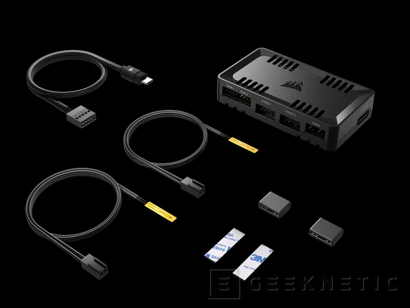 Geeknetic Le nouveau Duo Corsair Commander vous permet de contrôler les fans de PWM Argb et Icue Link de One Place 4