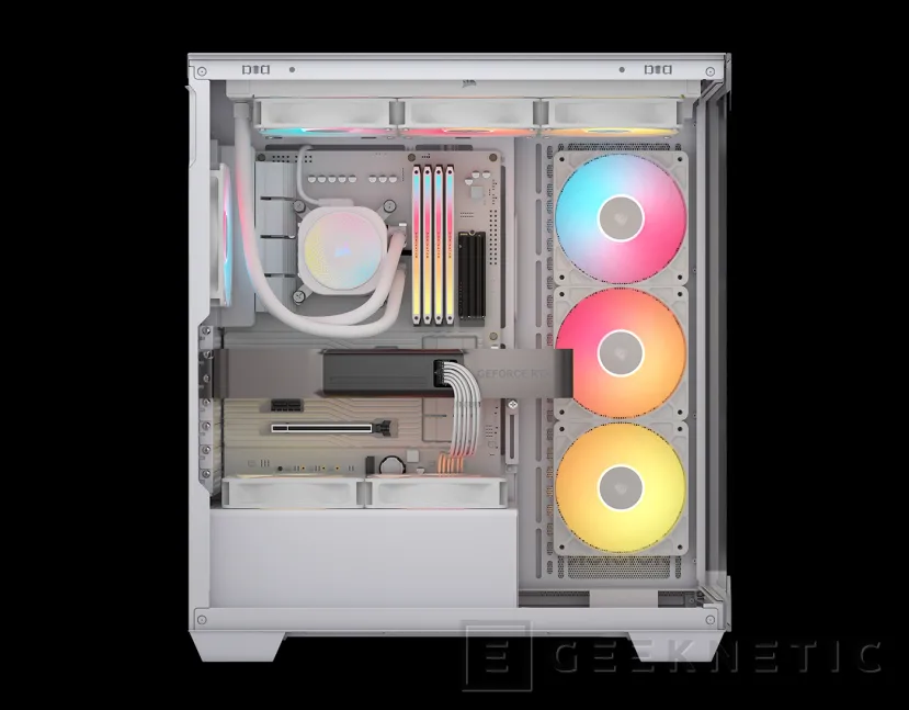 Geeknetic Corsair a repensé sa boîte 3500x pour inclure des ventilateurs avec un rotor inversé et une meilleure gestion du câblage 2