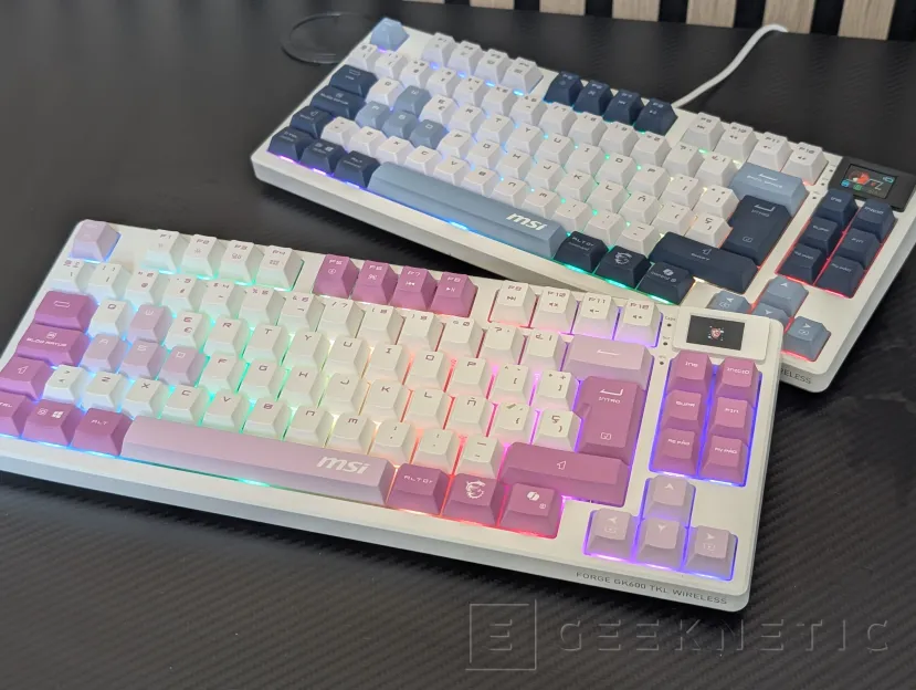 Geeknetic MSI Forge GK600 TKL Wireless Review 2