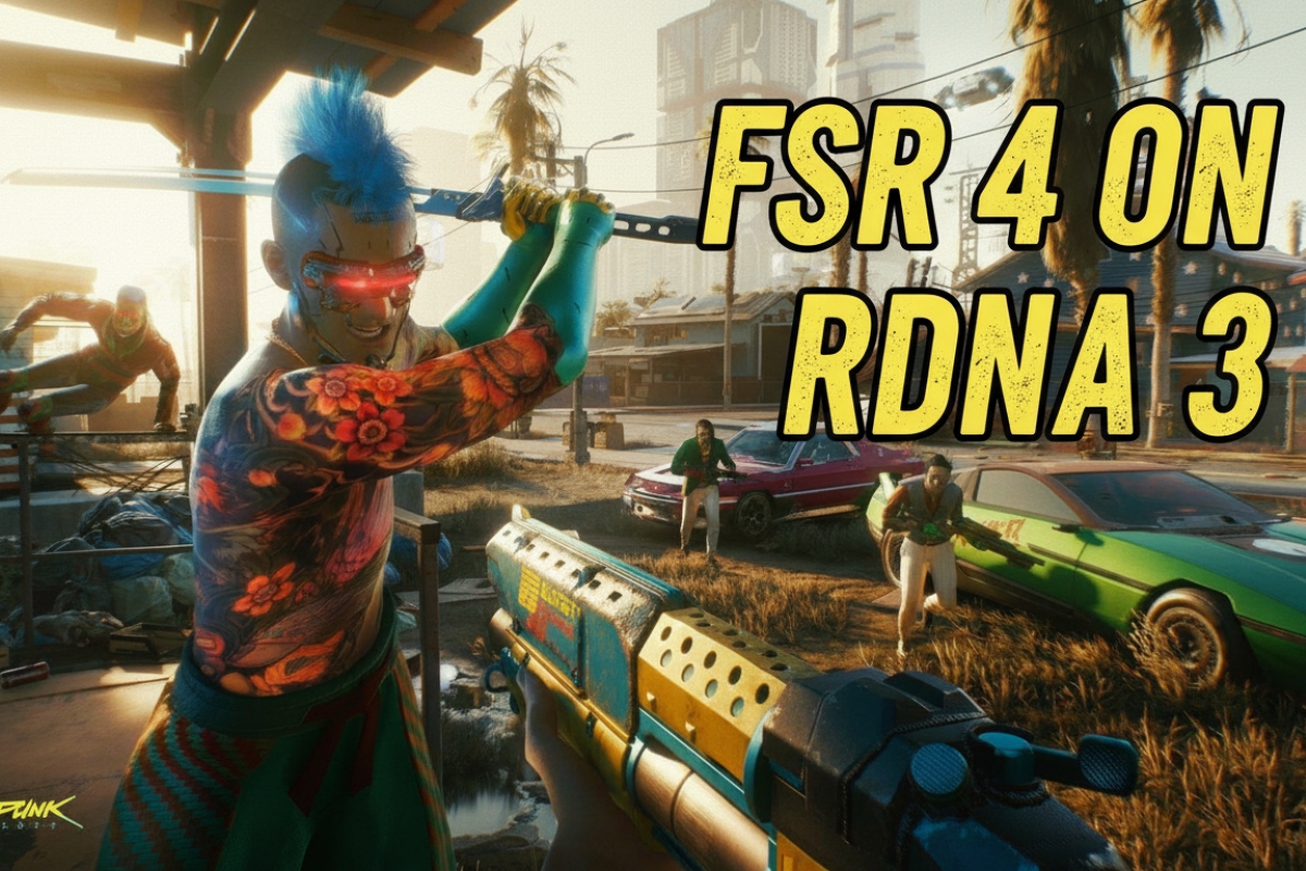 Le modder parvient à exécuter FSR 4 sur les cartes de la série Radeon RX 7000