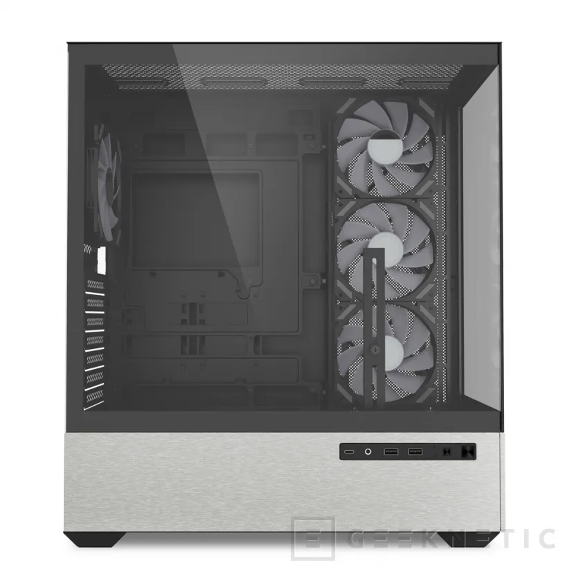 Geeknetic New Sharkoon AK7 et MK7 Argb, Designs panoramiques avec des détails élégants en tissu dans ATX et Microatx Tailles 4