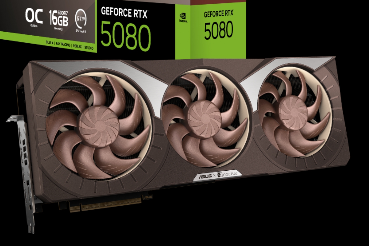 ASUS GEFORCE RTX 5080 Noctua Edition est officiellement annoncée avec un prix recommandé de 1 699 euros