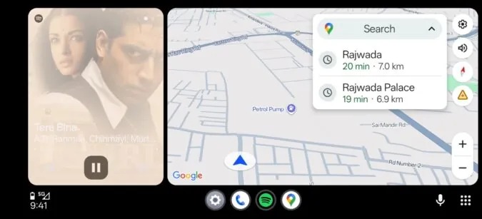 Lecteur multimédia Android Auto Bugd