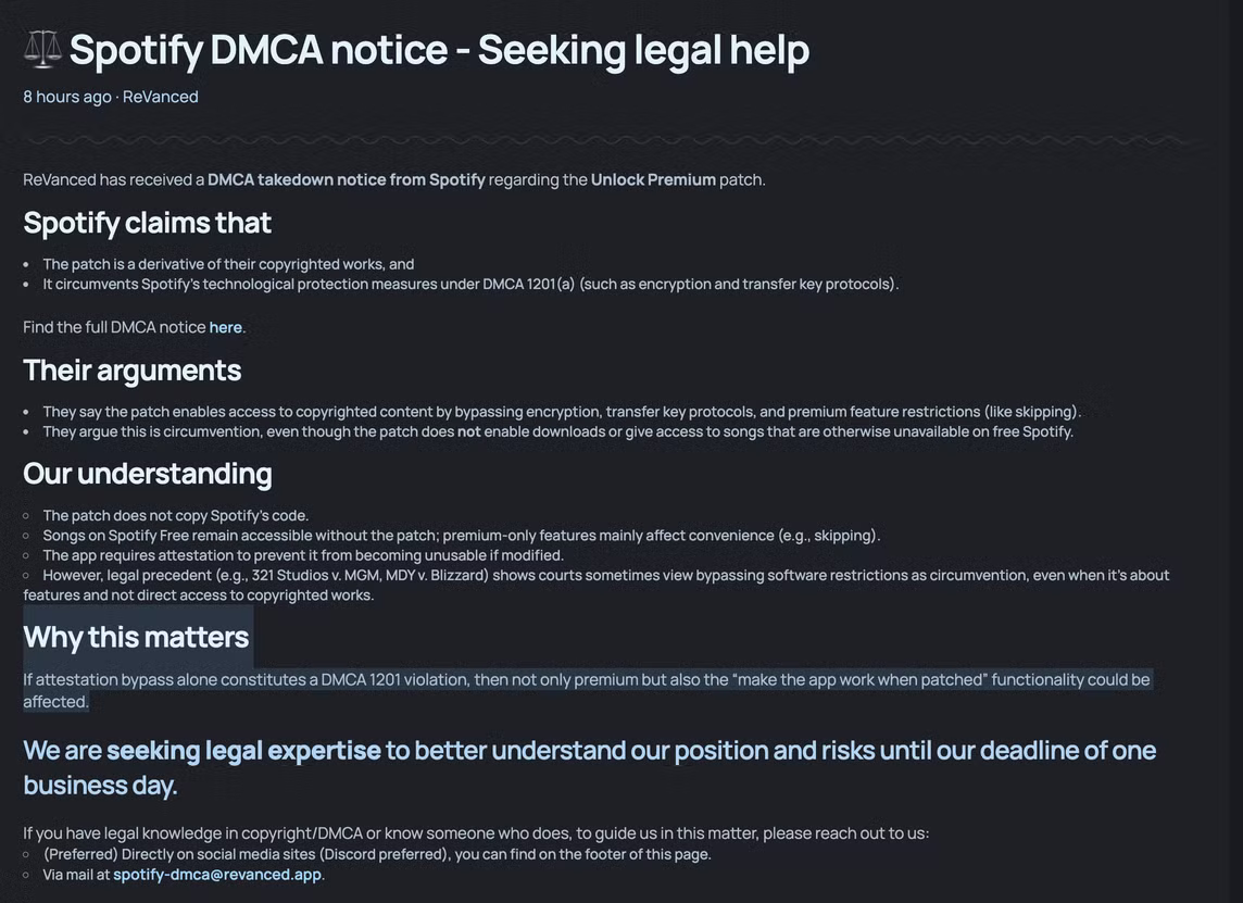 DMCA REVANT
