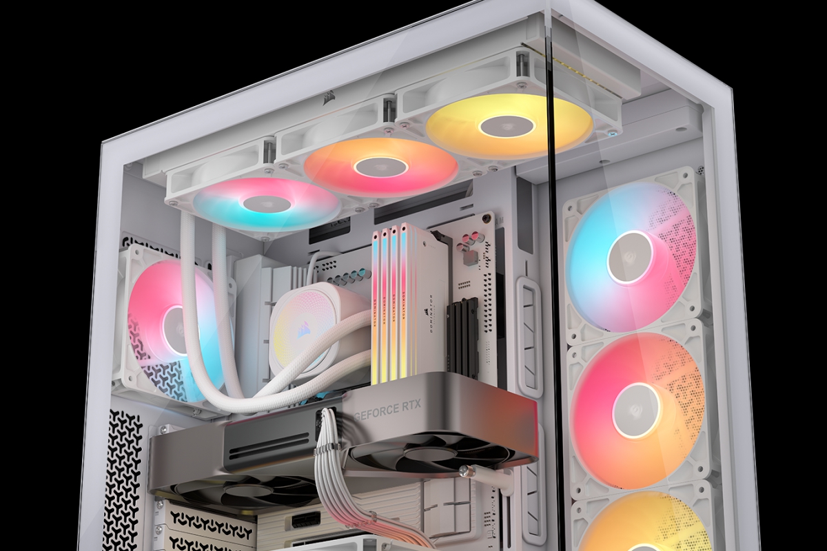 Corsair a repensé sa boîte 3500x pour inclure des ventilateurs avec un rotor inversé et une meilleure gestion du câblage