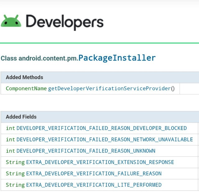 Google Android vérifie les développeurs