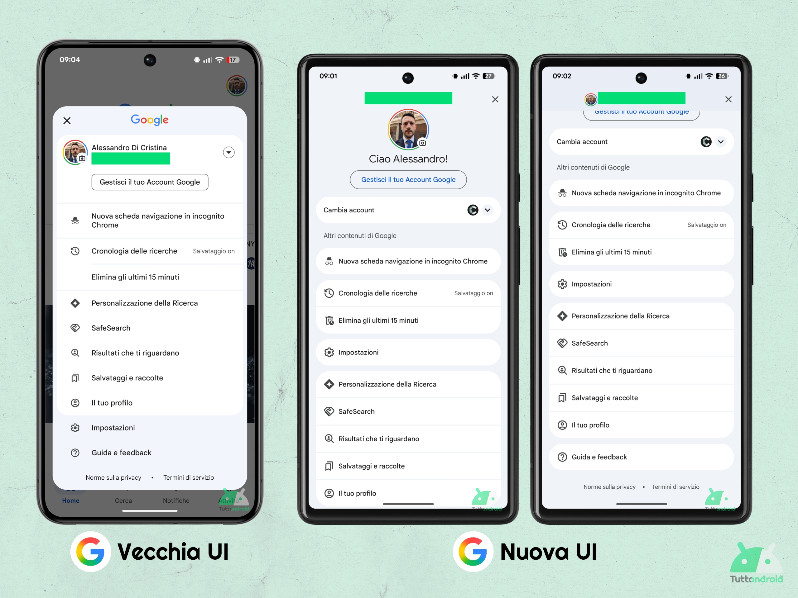 Google App V16.34.61.Sa Beta - Sélecteur de compte M3E