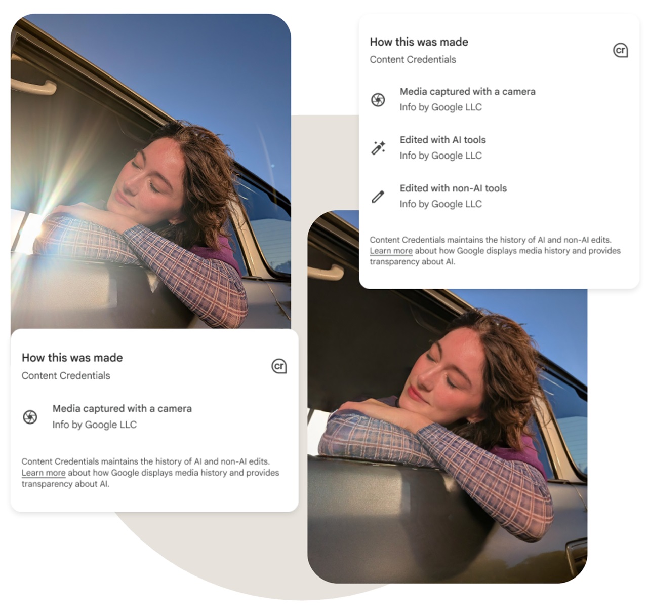 Informations sur Google Photo