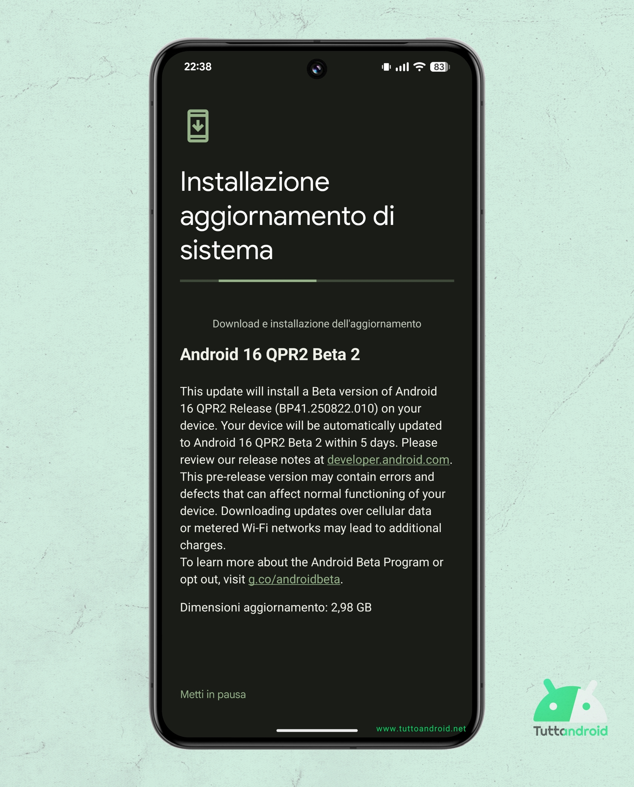 Android 16 à goûter DB2 sur Google Pixel 8 Pro