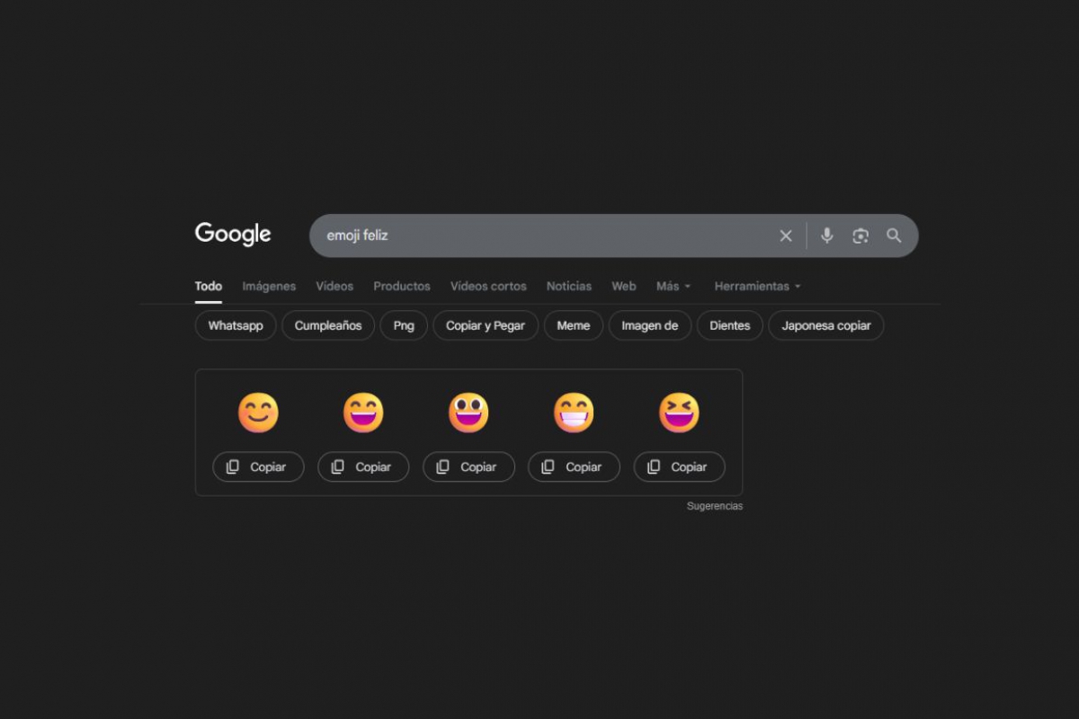 Google ajoute un sélecteur d'emojis direct aux résultats de recherche