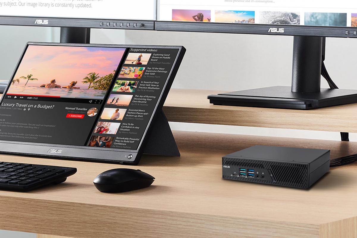 Le nouveau ASUS Expercener PB64 n'occupe que 1,35 litre et comprend des processeurs Intel Core Ultra 200 65 ou 35 W