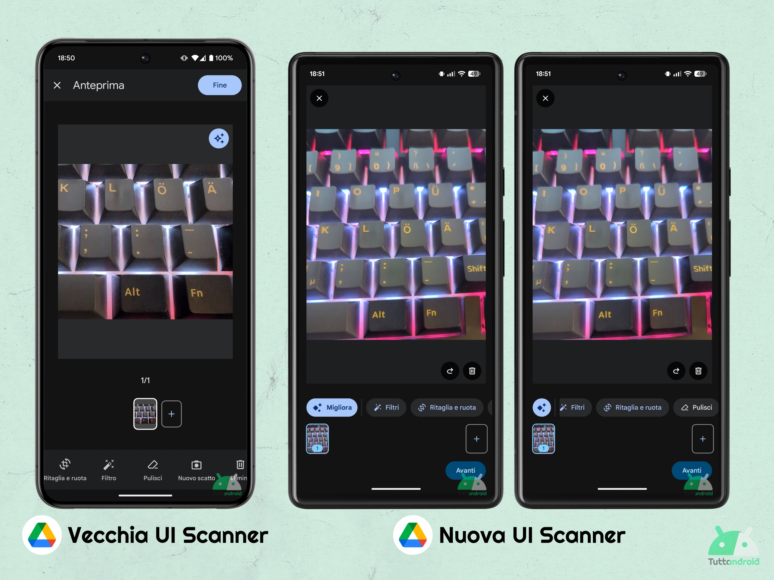 Google Drive - Scanner intégré M3E
