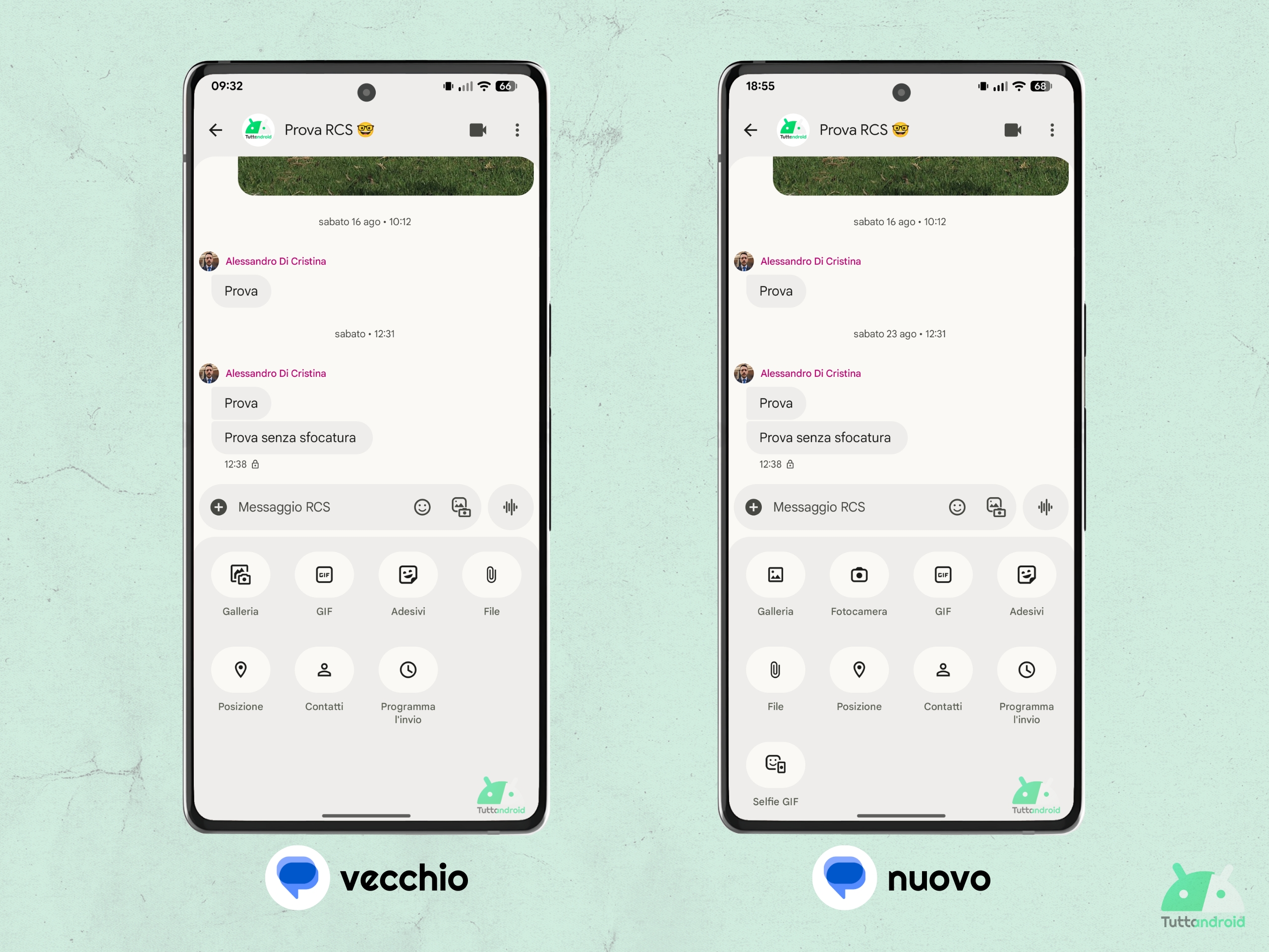 Google Messages V20250827 - Clé Galleria séparée par caméra