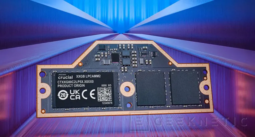 Crucial Geeknetic a des souvenirs LPCAMM2 disponibles avec des vitesses de 8 533 Mt / s 3