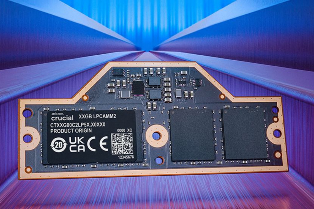 Crucial a des souvenirs LPCAMM2 disponibles avec des vitesses de 8 533 MT / S