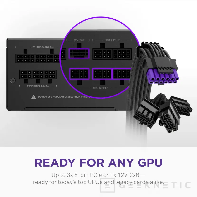 Geeknetic Les nouvelles sources NZXT C Series Gold Core Offre Certification Gold, connecteur natif 12V-22x6 et compatibilité avec ATX 3.1 et PCIe 5.1 3