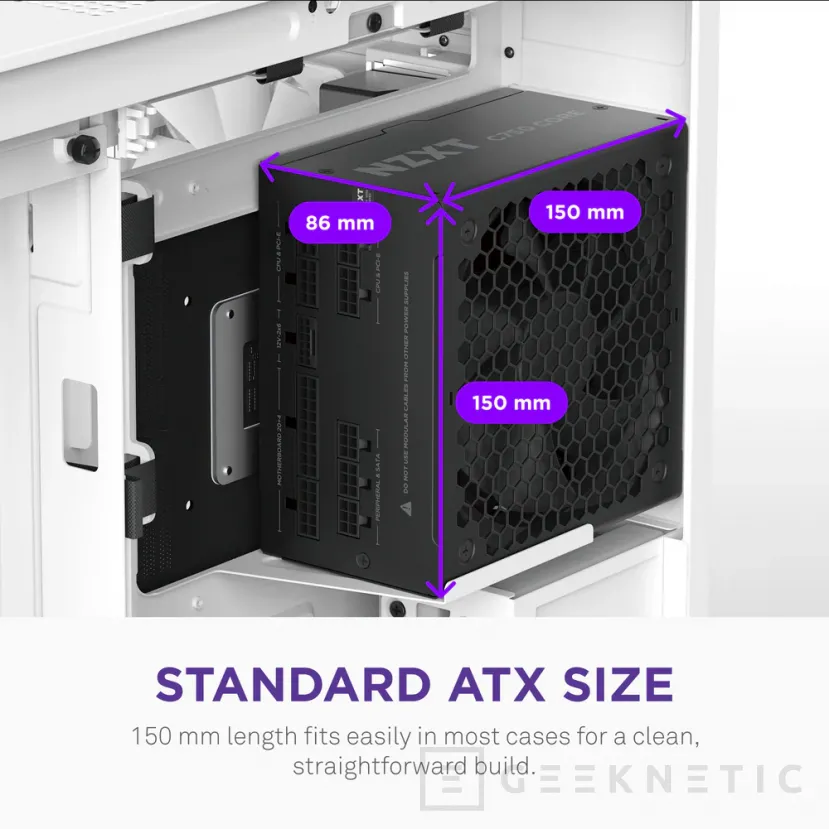 Geeknetic La nouvelle série NZXT C Sources Gold Core offre une certification Gold, un connecteur natif 12V-22x6 et une compatibilité avec ATX 3.1 et PCIe 5.1 2