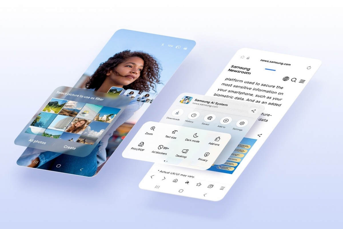 Samsung teste les notifications avec IA dans une interface utilisateur 8.5