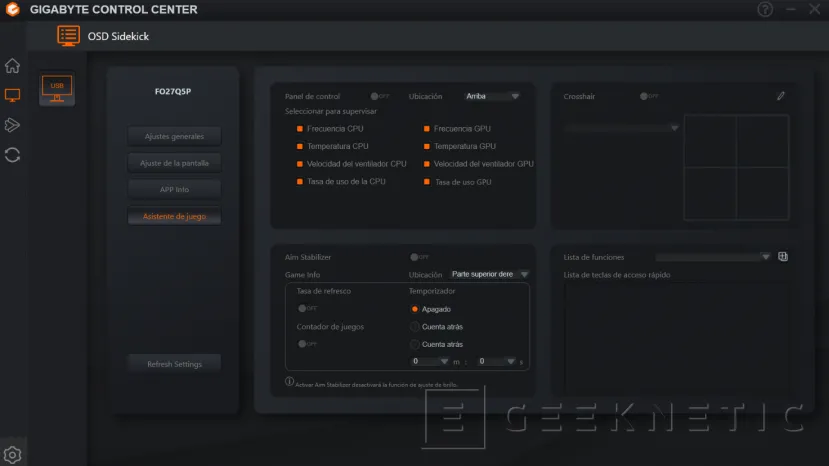 Geeknetic Aorus FO27Q5P Revue 12